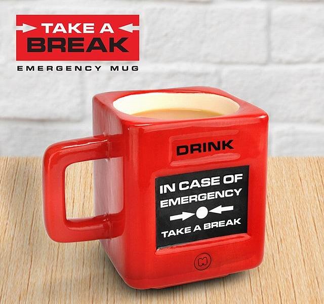 Кружка с двойными стенками take a break