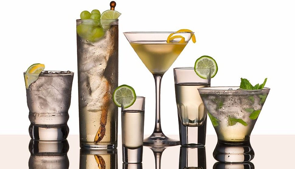 питьевое стекло, бар 