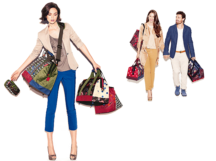 сумки цветные