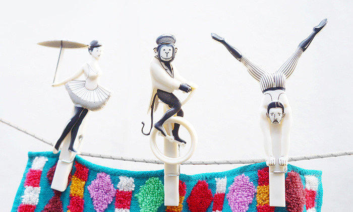 Набор прищепок Pegzini Family, Monkey Business 