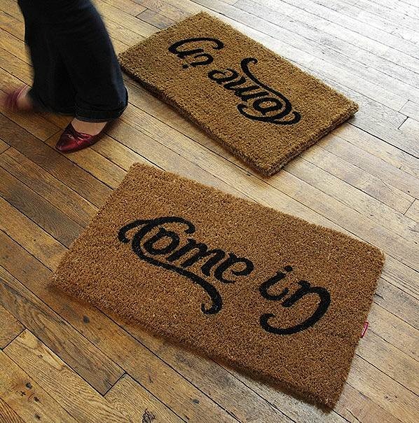 Коврик придверный ambigram