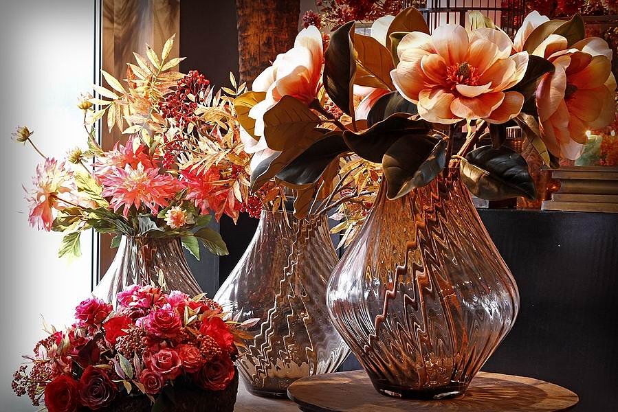 искусственные цветы 