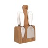 Набор ножей для сыра (ножи 4 шт., подставка для ножей 1 шт.) 10x50x18 см. Kitchen Craft