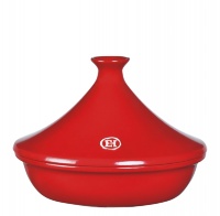 Тажин керамический Emile Henry, красный, 2 литра, 27 см.