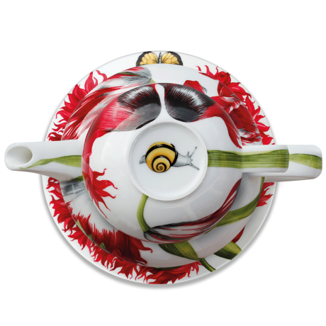 Набор для чая 3 предмета (чайник 500 мл+чашка с блюдцем, 275 мл), EMOTION Taitu