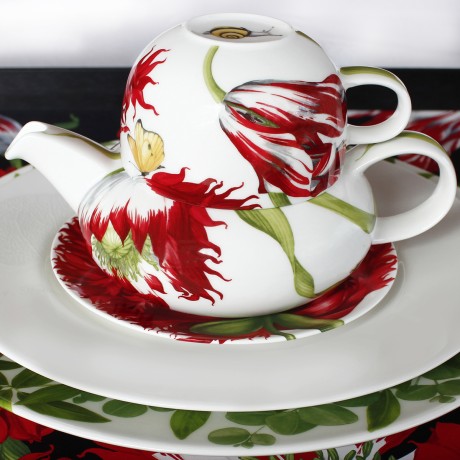 Набор для чая 3 предмета (чайник 500 мл+чашка с блюдцем, 275 мл), EMOTION Taitu