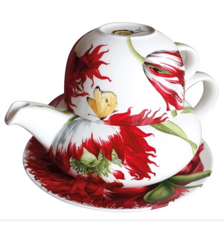 Набор для чая 3 предмета (чайник 500 мл+чашка с блюдцем, 275 мл), EMOTION Taitu