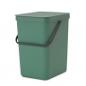 Встраиваемое мусорное ведро Sort & Go (25 л), Темно-зеленый Brabantia