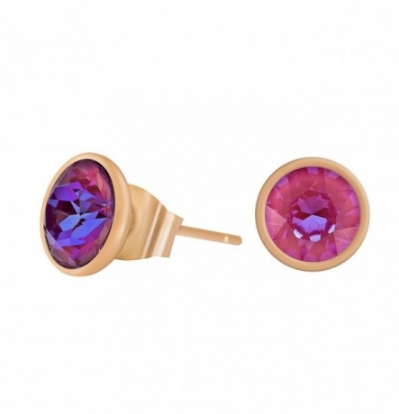 Пусеты Lotus Pink Delite SWE298 LPD RG Fiore Luna