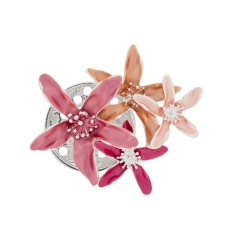Брошь 4 Цветка XZ0879.9 R/S Shadore 	 