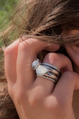 Кольцо Matino silver 16.5 мм 627500 S Qudo