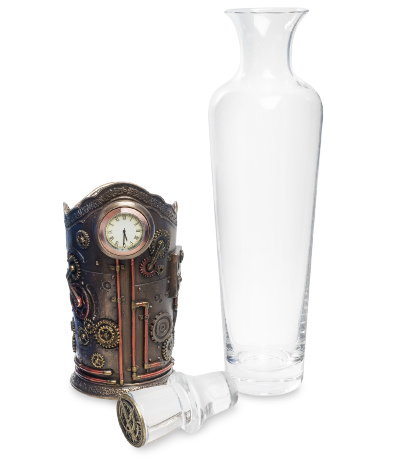 WS-277 Декантер в стиле Стимпанк "Часы наслаждения"