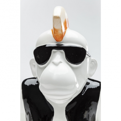 Копилка Punkrock Monkey, коллекция "Обезьяна-рокер" 21*36*28, Доломит, Белый