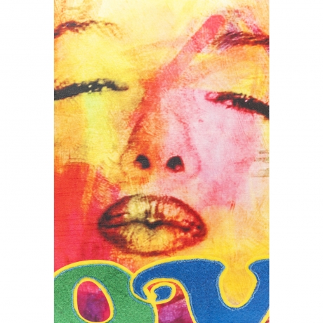 Подушка Ms. Monroeґs Kiss, коллекция "Поцелуй Монро" 45*45*20, Хлопок, Вискоза, Полиэстер, Мультиколор