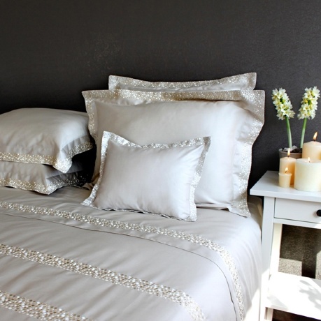 Комплект постельного белья "CHIC" BOVI сатин, песочный