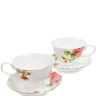 JS-14 Чайный набор на 2 перс. "Золотая Роза Рафаэлло" (Pavone)