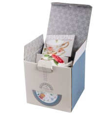 JS-14 Чайный набор на 2 перс. "Золотая Роза Рафаэлло" (Pavone)