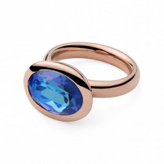 Кольцо Tivola Royal Blue Delite 17.2 мм 651004 BL/RG Qudo