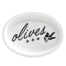 Тарелка для оливок из фарфора Eataly, 16х12 см. Salt&Pepper