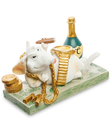 RV-764 Статуэтка Крыска "Чтоб все так жили" (W.Stratford)