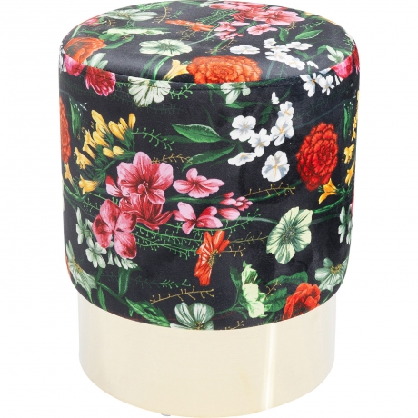 Пуф Flores, коллекция "Флорес" 35*42*35, Полиэстер, ДСП, Сталь, Мультиколор