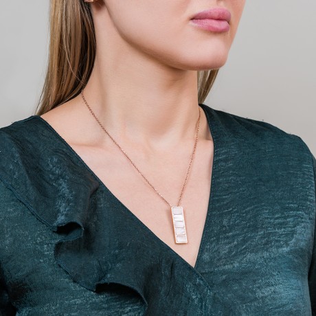 Колье Пирамида SHELL ROSE Fiore Luna