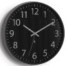 Часы настенные perftime черные, 31,8 см, Umbra