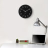 Часы настенные perftime черные, 31,8 см, Umbra