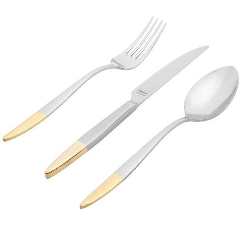 Набор столовых приборов, 18 шт. MERCURY GOLD Hisar
