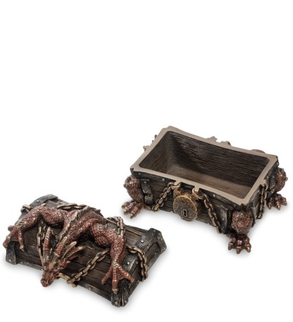 WS-274 Шкатулка "Дракон на сундуке"