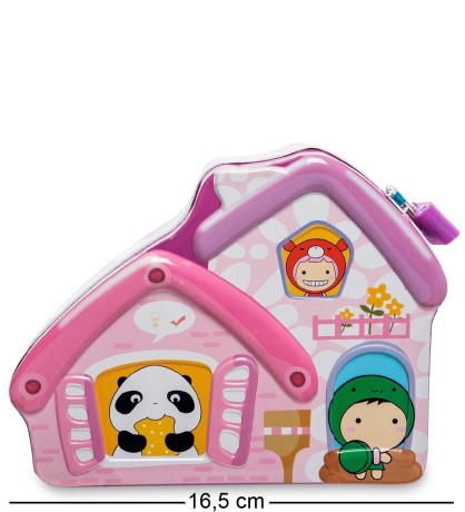 BX- 52/2 Металлическая копилка "Домик для друзей"