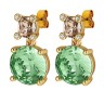 Серьги NICOLA SG LIGHT GREEN/GOLDEN