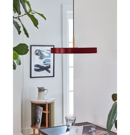 Светильник Asteria Mini ruby red, 31x31x10,5 см. Umage