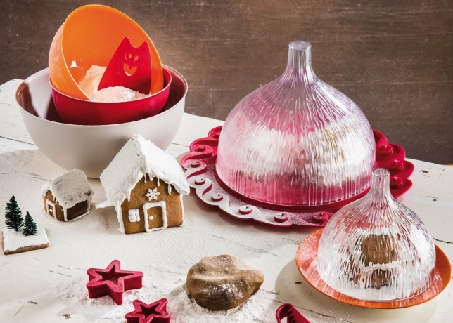 Блюдо для торта AMADEUS Koziol, клубничный