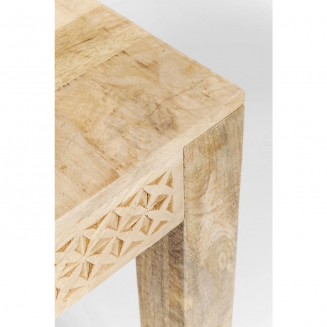 Стол Puro, коллекция "Чистый", ручная работа 200*76*100, Манго, МДФ, Сталь, Бежевый