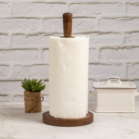 Держатель для бумажного полотенца дубовый, 32х15 см. Uneca