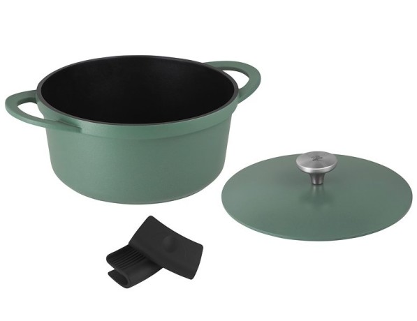 Кастрюля Agile, зелёная, 24 см, 4,2 л. Maxwell & Williams