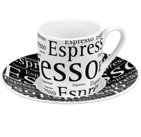 Кофейный набор эспрессо "Я просто пишу", 4 шт. Koenitz