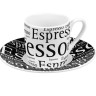 Кофейный набор эспрессо "Я просто пишу", 4 шт. Koenitz