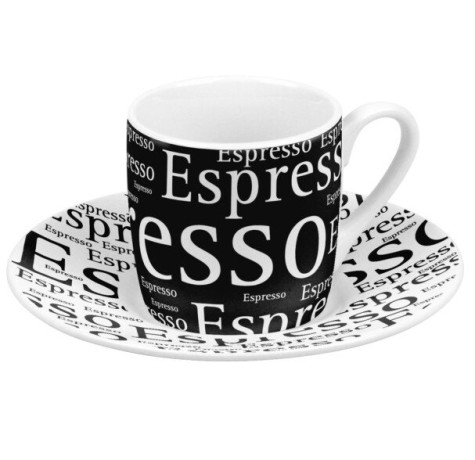 Кофейный набор эспрессо "Я просто пишу", 4 шт. Koenitz