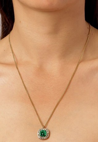 Колье KELLY SG EMERALD Dyrberg Kern