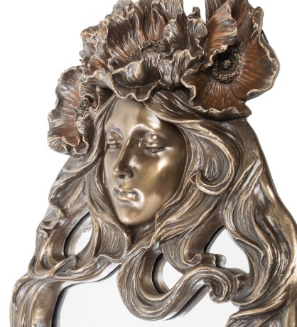 WS-587 Зеркало "Цветок мака"