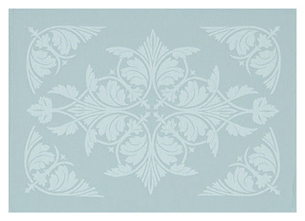 Салфетка с покрытием, 50х36 см. 85% хлопок/15% акрил, голубая, SYRACUSE Le Jacquard Francais