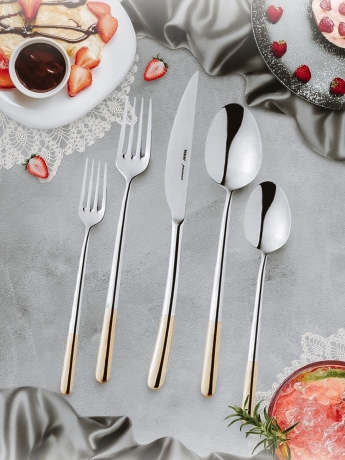 Набор столовых приборов, 30 шт. BAHAMA Gold 