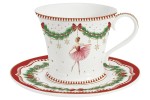 Пара чайная, 1 перс, 2 пр, 200 мл, фарфор P, белая, Щелкунчик и фея, Magie de Noel, Easy Life