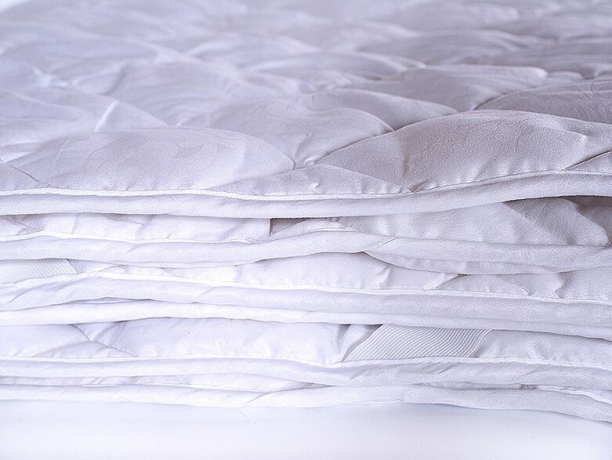 Одеяло всесезонное "Бархатный бамбук" с бамбуком в чехле из микрофибры, 140х205 см. Natures