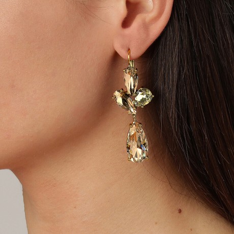 Серьги AMY SG GOLDEN Dyrberg Kern