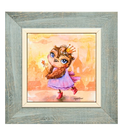 SZ-410 Панно керамическое "Моя принцесса" 10х10