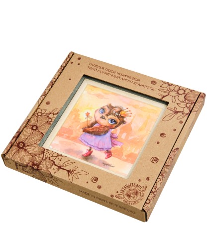 SZ-410 Панно керамическое "Моя принцесса" 10х10