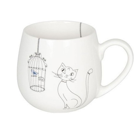 Кружка "Кошки и птички", 420 мл. Koenitz